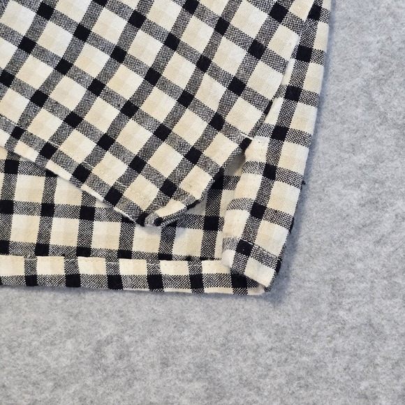 Cabin Creek Womens Floral Embroidered Cottage Button Up Plaid Shirt XLP Country - Picture 9 of 12